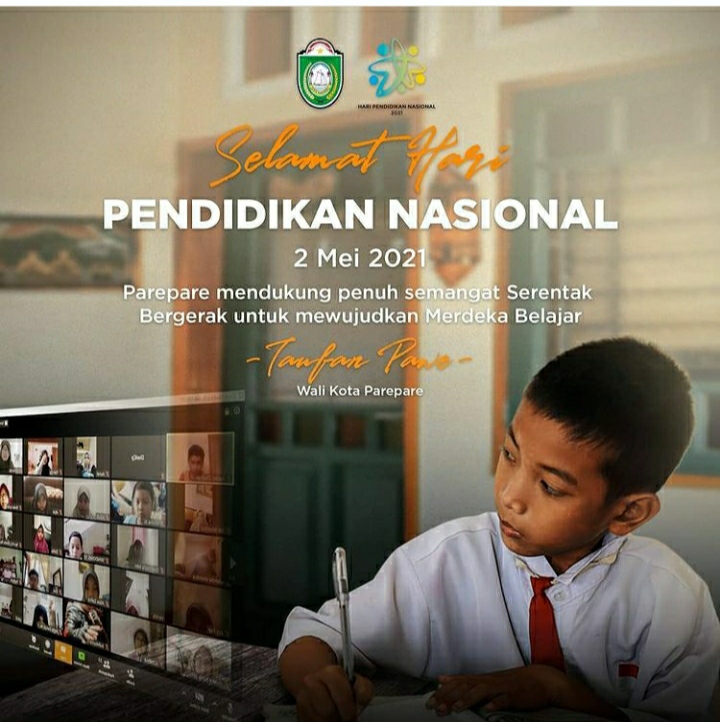 Hardiknas 2021, Wali Kota Parepare: Pendidikan Merupakan Hak Setiap Insan yang Lahir dan Besar dari Ibu Pertiwi