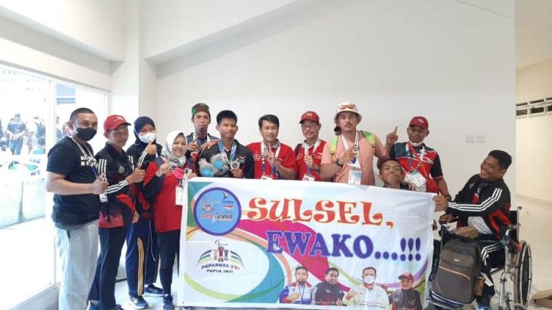Atlet Tunanetra Persembahkan Medali Pertama Untuk Sulsel di Peparnas XVI Papua