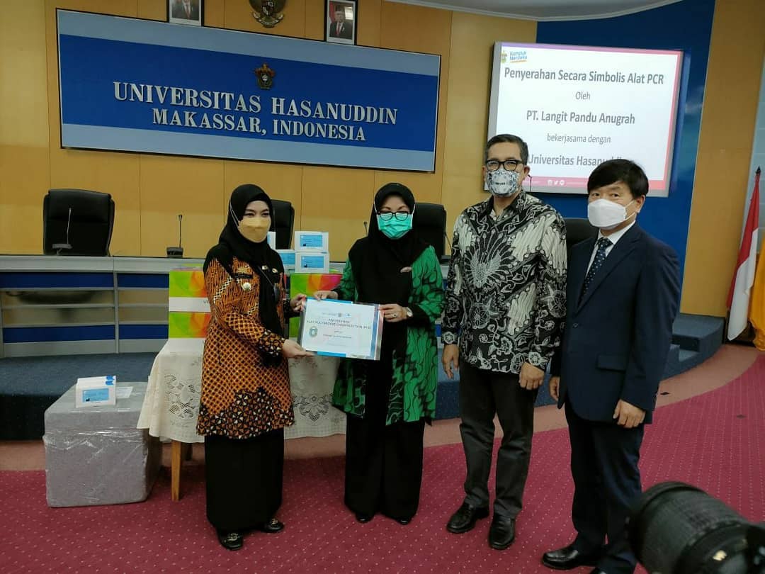 Parepare Dapat Bantuan PCR dari Unhas, Wali Kota: Insya Allah Kami Akan Optimalkan Bantuan Ini