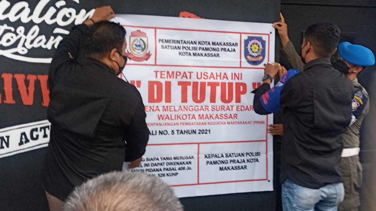 Langgar Perwali 51, Satgas Raika Resmi Segel Barcode