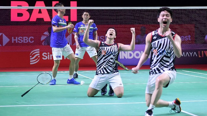 Balas Dendam ke Ganda Jepang, The Minions Juara Indonesia Open 2021