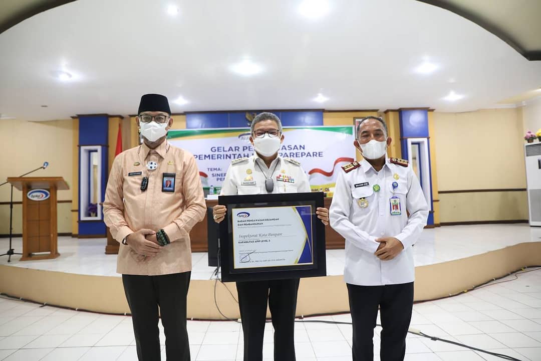Parepare Raih Penghargaan atas Capaian APIP Level 3 dari BPKP