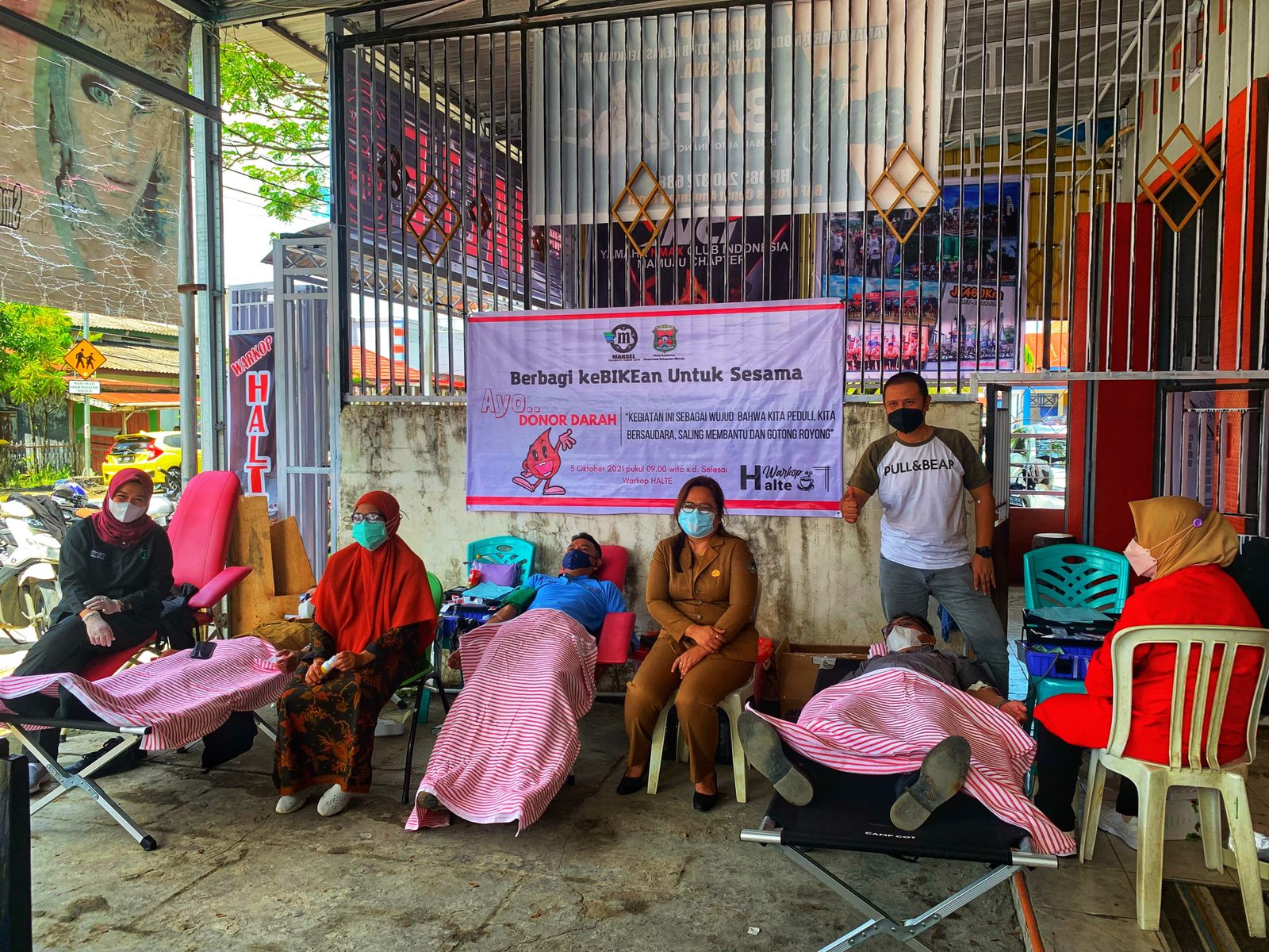 Dua Tahun Marsel Mamuju, Gelar Donor Darah Kerja Sama RSUD Mamuju