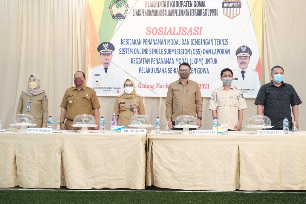 PTSP Gowa Sosialisasi Sistem OSS untuk Mudahkan Investasi dan Daftarkan Bisnis Pelaku Usaha 