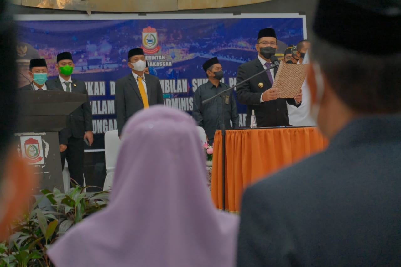 Anggota DPRD Makassar Hadiri Pelantikan Pejabat Eselon III Pemkot