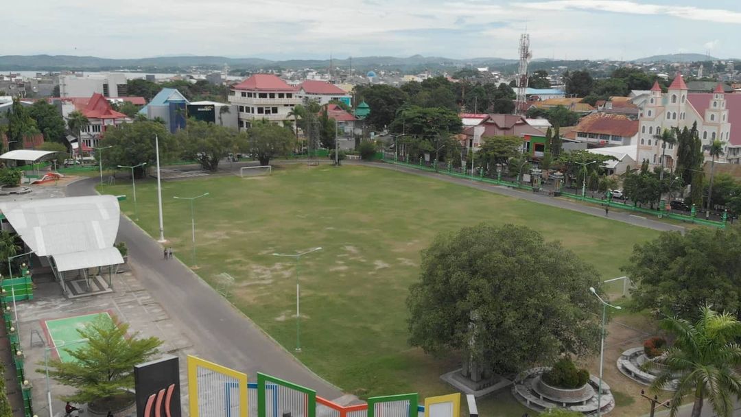 Rehabilitasi Lapangan Alun-Alun Andi Makkasau Kota Parepare Dimulai