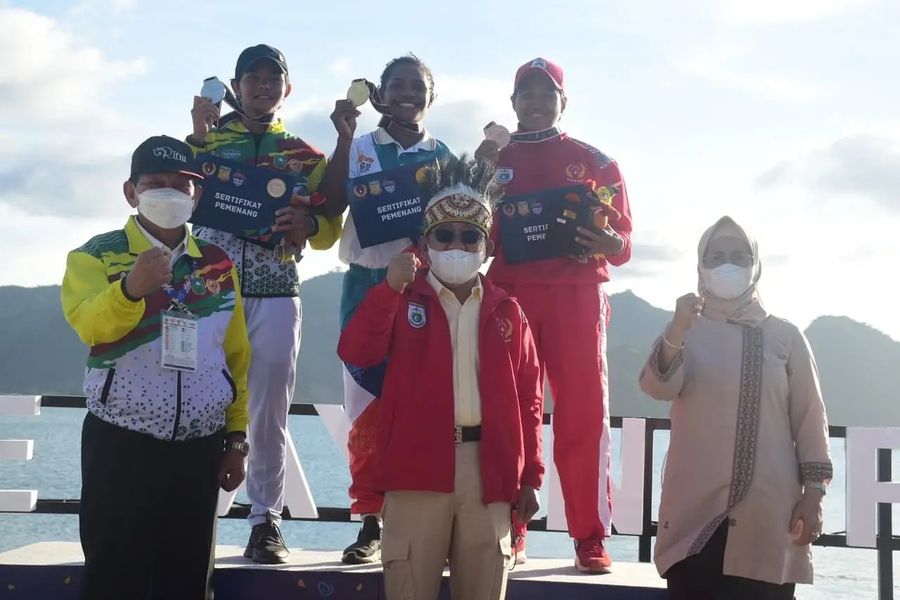 Atlet Dayung Sulbar Raih Medali Perunggu di PON Papua