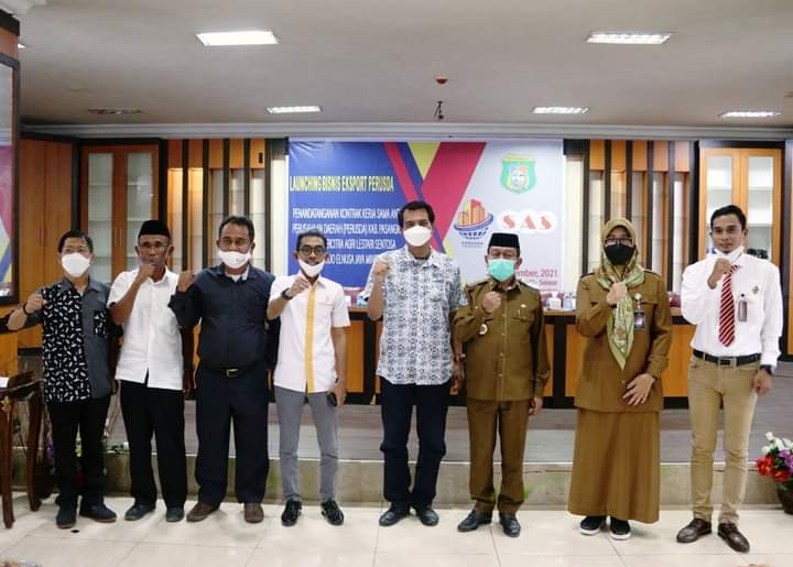 Bupati-Wabup Pasangkayu Hadiri Launching Bisnis Ekspor Perusda