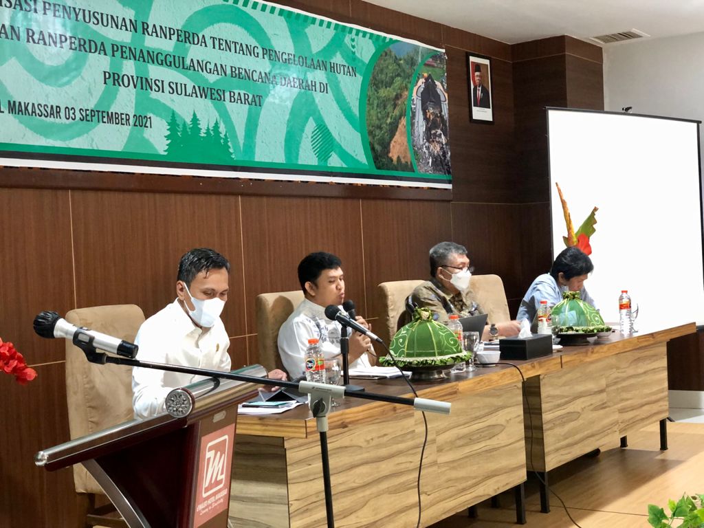 DPRD Sulbar Libatkan Pakar dalam Pembahasan Ranperda Pengelolaan Hutan dan Bencana Daerah