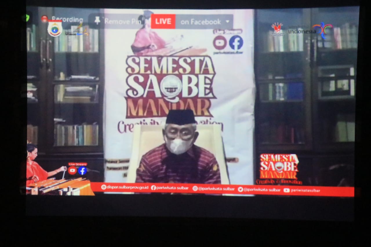 Gubernur Sulbar Launching Lipa Saqbe Mandar Sureq Marasa