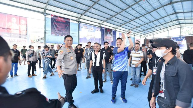 Beni Iskandar Dampingi Kombes Budhi Haryanto Buka Futsal Competition Kapolrestabes Cup 2022