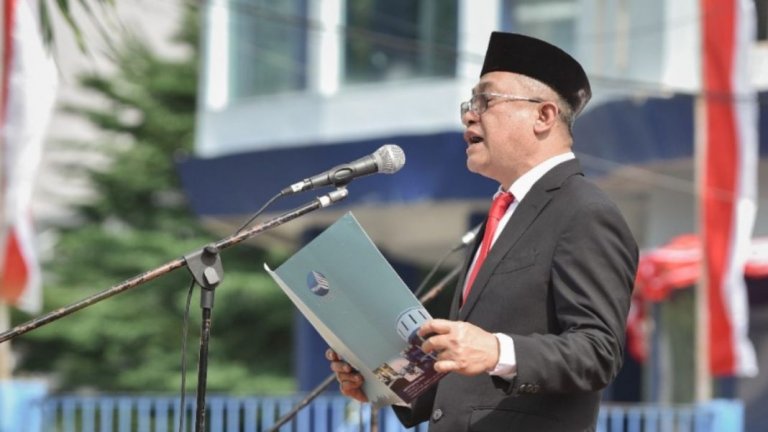 PDAM Makassar Gelar Upacara HUT RI Ke-77, Beni Iskandar: Mari Kita Mengisi Kemerdekaan dengan Memberikan Pelayanan Maksimal