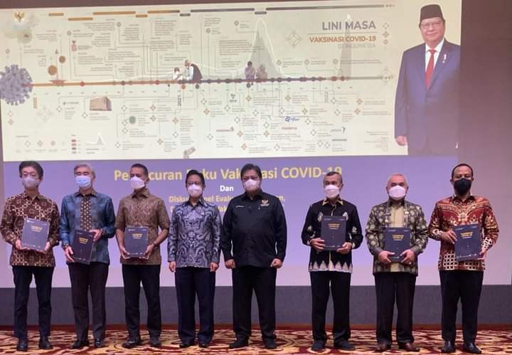 Andi Sudirman Hadiri Peluncuran Buku Airlangga Tentang Penanganan Covid-19