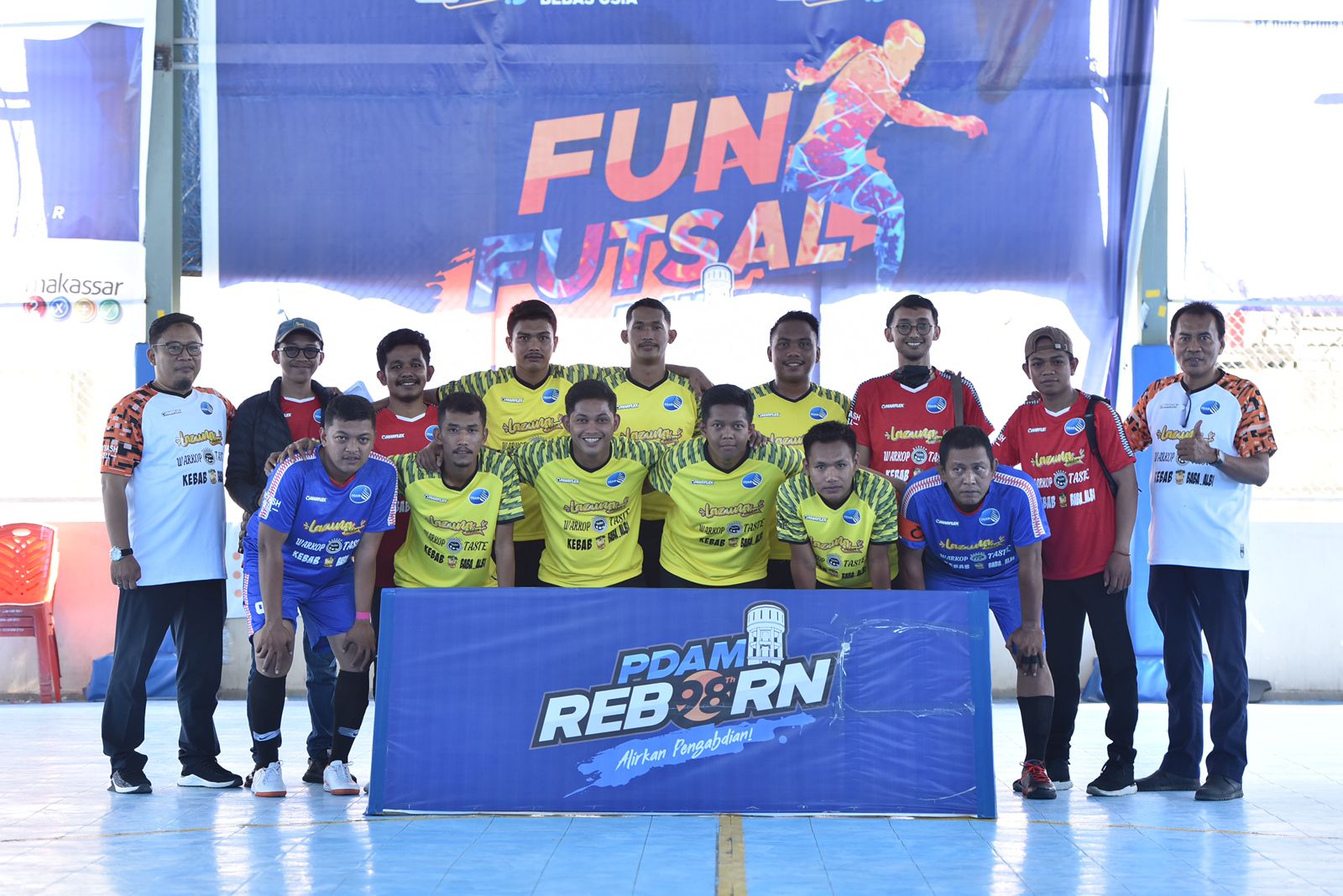 Setelah Turnamen Futsal Antar SKPD, Kini Berlanjut Antar Internal PDAM Makassar