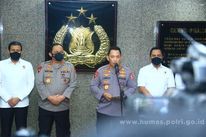 Kapolri Sigit Tetapkan Tersangka Irjen Ferdy Sambo