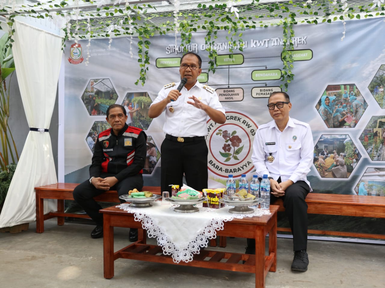 Danny Dampingi Kepala BNN Sulsel Kunjungi Longwis Bara-Baraya