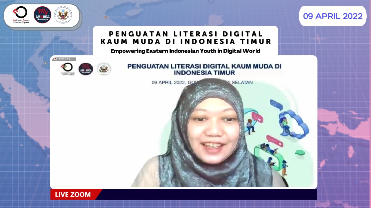 Japelidi bersama MyAmerika Adakan Penguatan Literasi Digital Pemuda di Gowa 