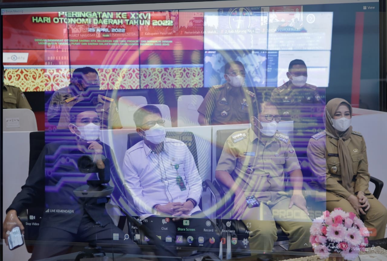 Ketua DPRD Makassar Hadiri Peringatan Otonomi Daerah Bersama Wali kota dan Wawali