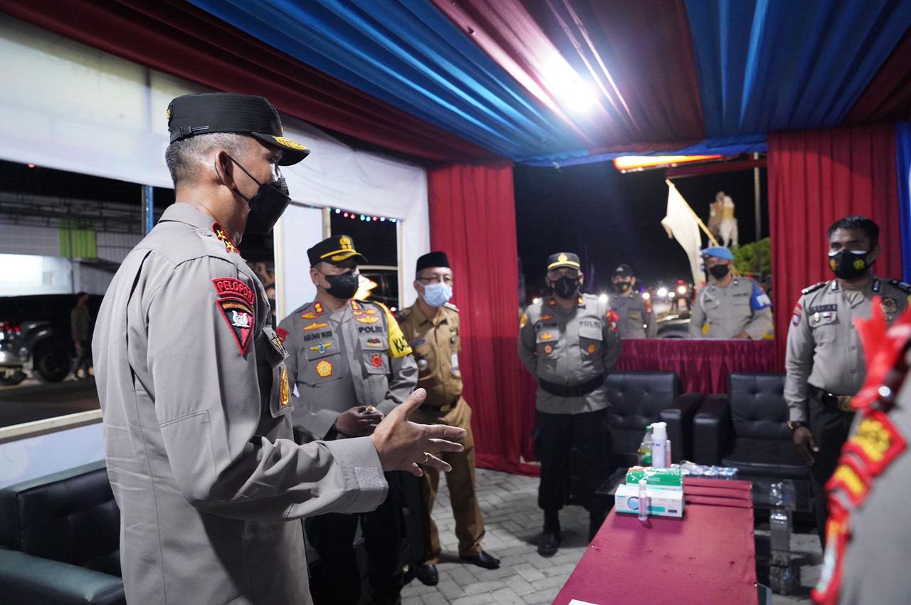 Kapolda Sulbar Cek kesiapan Pos PAM di Jalur Trans Sulawesi
