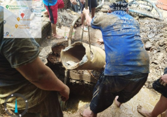 Pipa Induk di Perintis Kemerdekaan Bocor Karena Pekerjaan Sumur Bor, PDAM akan Berikan Sanksi Denda