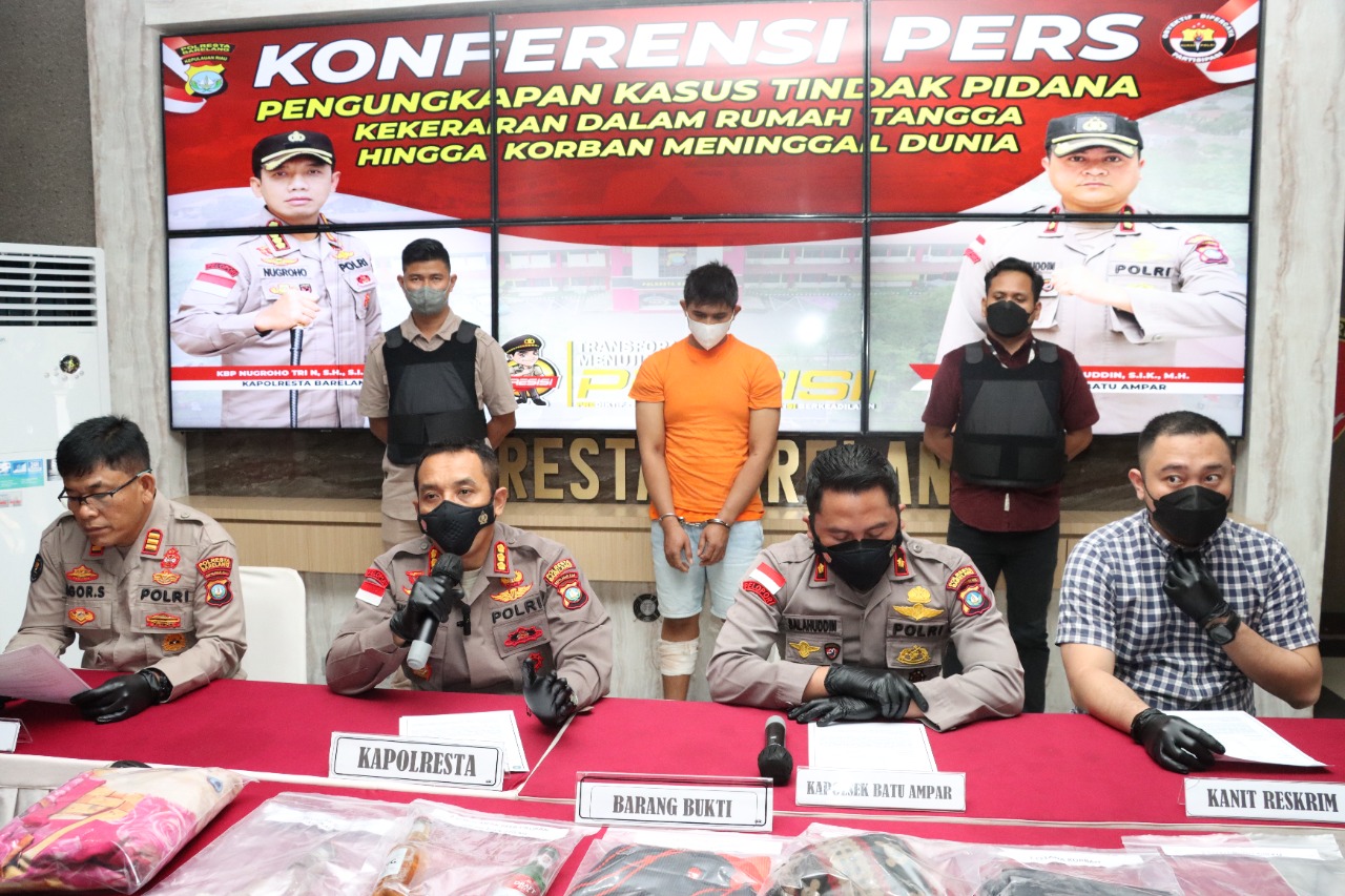 Tak Ingin Dicerai, Sekuriti di Batam Rudapaksa Istrinya Lalu Cekik Hingga Tewas