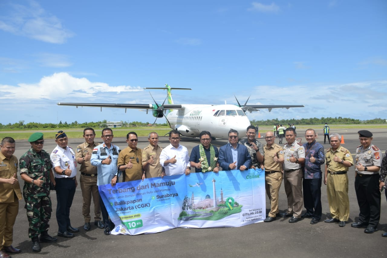 Mulai 5 Desember Citilink Buka Rute Mamuju-Jakarta via Balikpapan