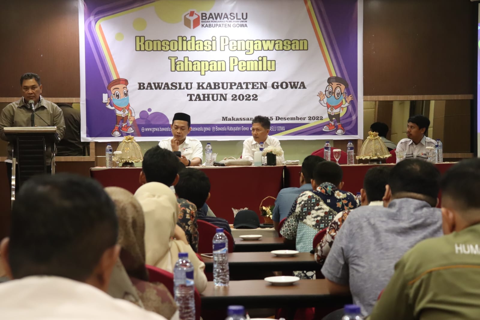 Permantap Pengawasan, Bawaslu Gowa lakukan Konsolidasi Hingga ke Jajaran Staf Panwaslu