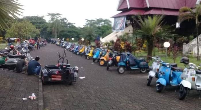Rayakan 2 Dekade, Butterfly Scooter Club Maros Silaturahmi Pengendara Vespa se-Sulsel