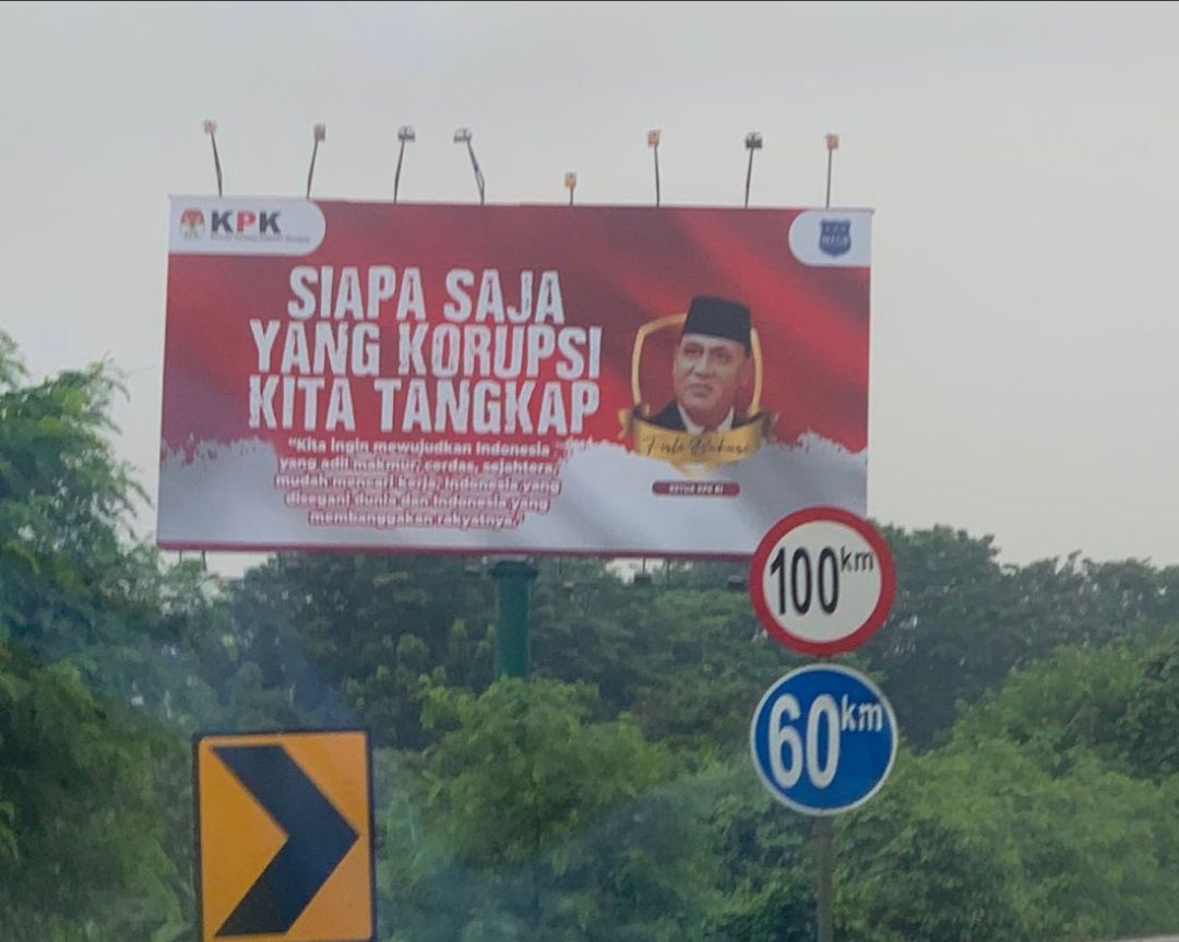 Ada Baliho Firli Bahuri Berikan Pesan Antikorupsi, KPK Nyatakan Tak Pernah Pasang dan Tak Ada Anggarannya