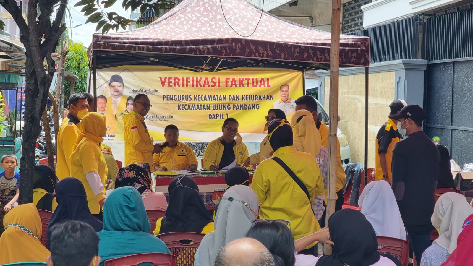 Golkar Makassar Lakukan Verifikasi Faktual Pengurus Kecamatan dan Kelurahan