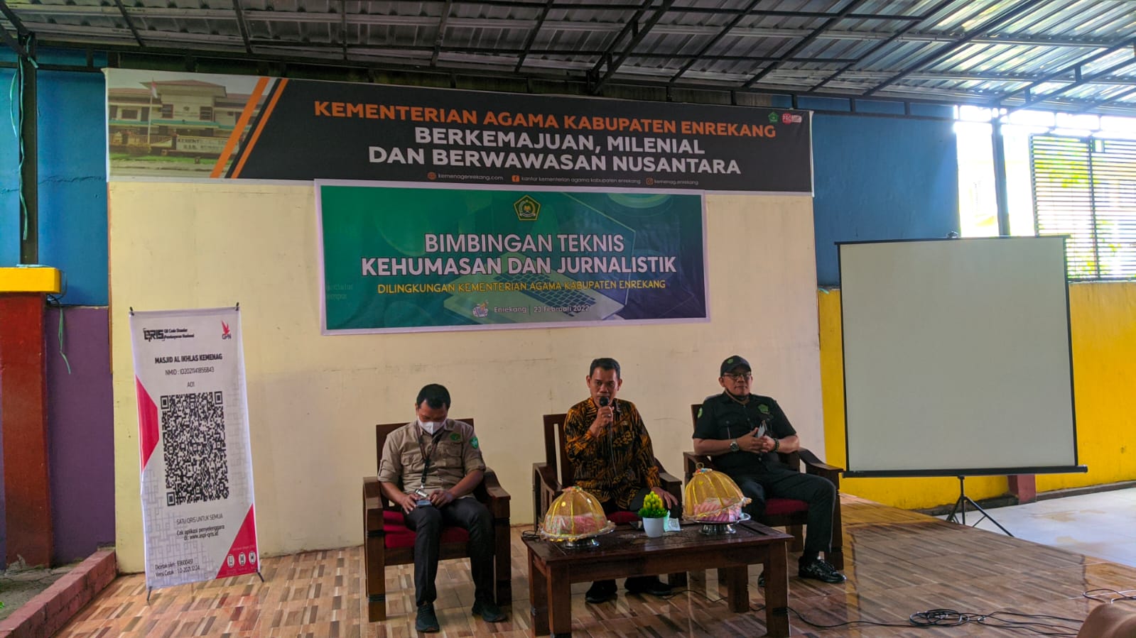 Gelar Bimtek Kehumasan dan Jurnalistik, Ini Pesan Kemenag Enrekang