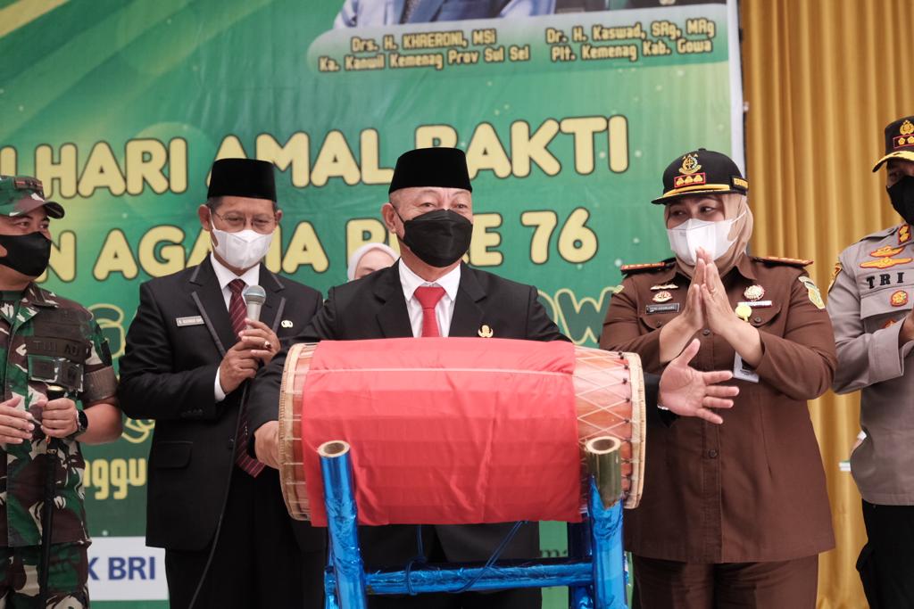 HAB Ke-76, Wakil Bupati Gowa Harap Kemenag Semakin Inovatif