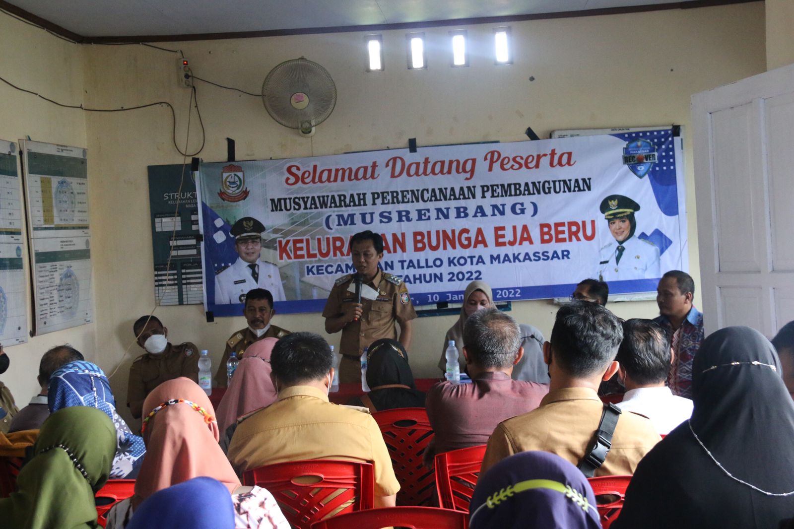 Musrembang 2022, Camat Tallo Ajak Warga Kawal Program Pemkot Makassar 