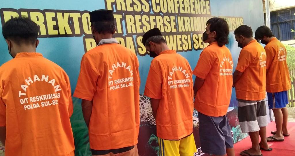 Polisi Gagalkan Perdagangan 93 Kilo Daging Penyu Hijau di Sulsel, 6 Pelaku Ditangkap