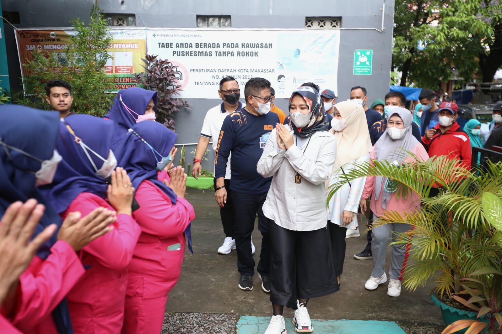 Tinjau PKM di Bontoala, Wawali Makassar Edukasi Pencegahan Stunting 