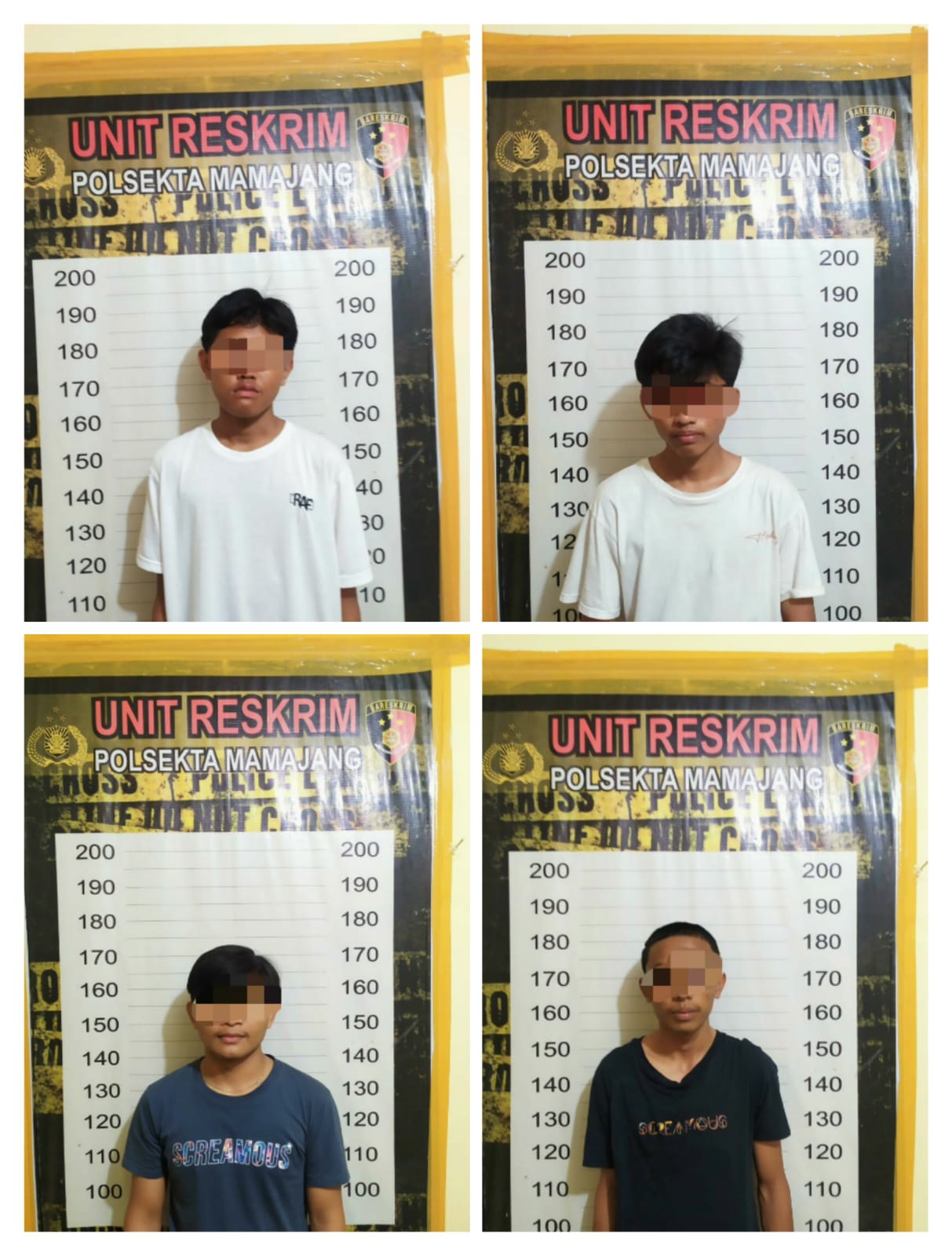 Empat Remaja Komplotan Pencuri Pakaian di Mall Makassar Diringkus Polisi