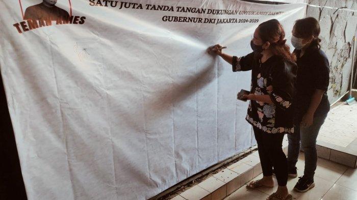 Relawan Anies Baswedan Bergerak Kumpulkan 1 Juta Tanda Tangan, Untuk Dukungan Gubernur DKI Dua Periode