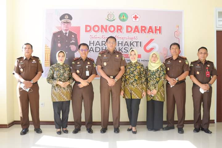 Kerja Sama RSUD Mamuju, Kejati Sulbar Gelar Kegiatan Donor Darah