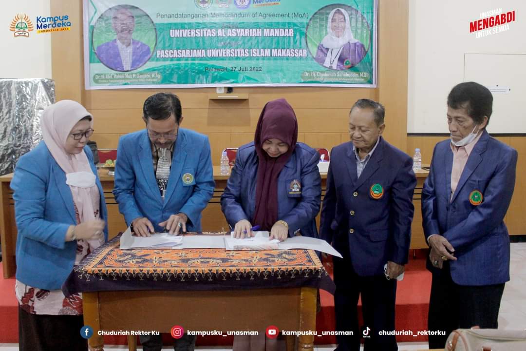 UNASMAN-UIM Makassar sepakat berkolaborasi membuka Program Magister