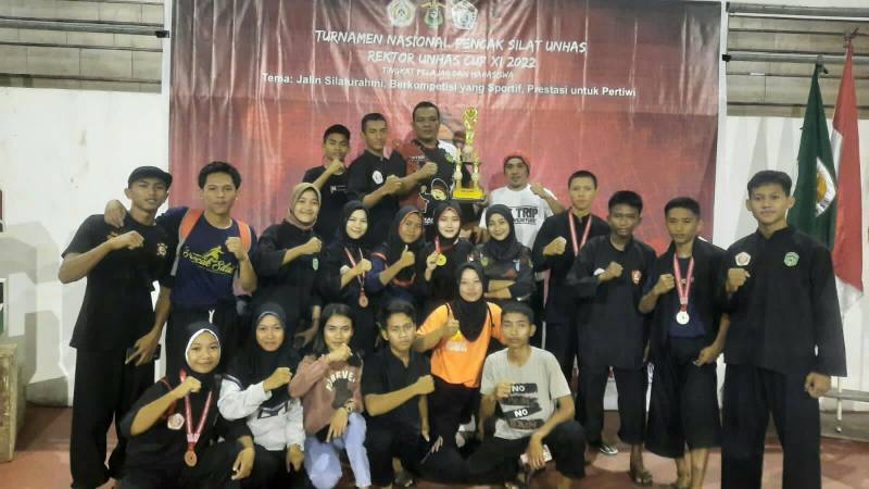 IPSI Lutim Sabet Juara Umum di Turnamen Nasional Pencak Silat Rektor Unhas Cup Xl 