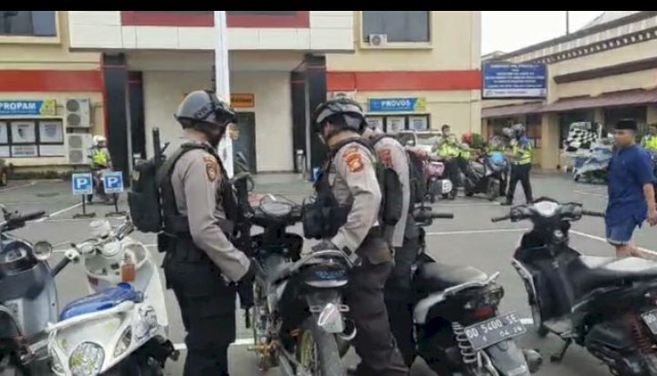 Polrestabes Makassar Amankan 11 Motor, Karena Balapan Liar saat Idul Adha