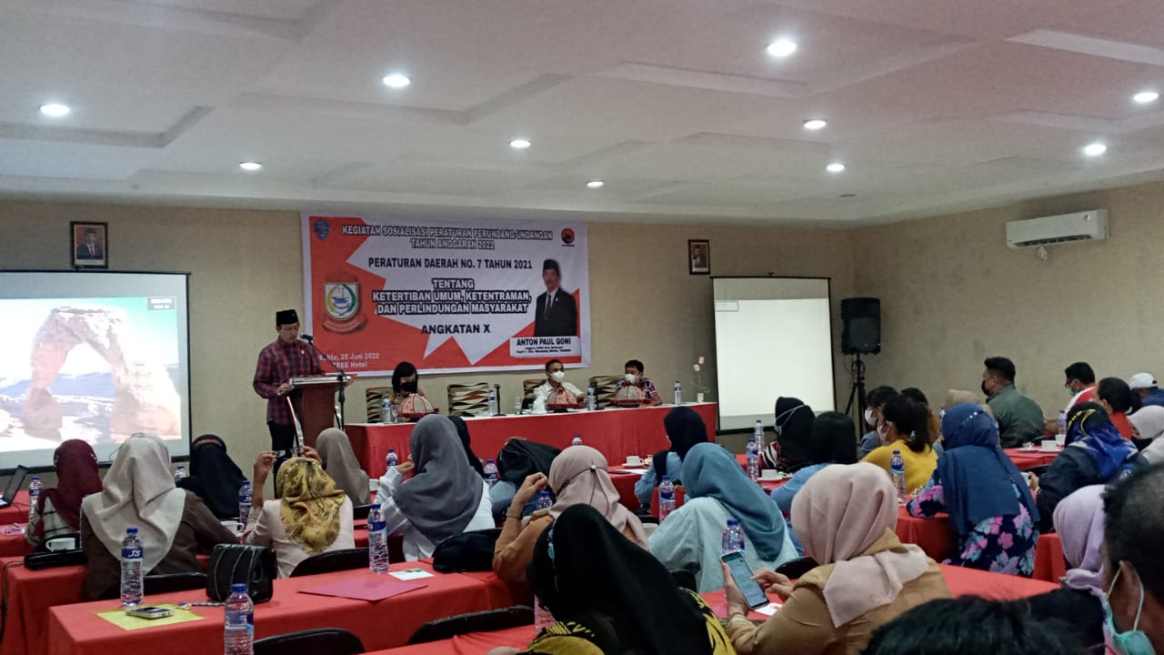 Gelar Sosper, Anton Paul Goni Ajak Warga Tertib Aturan untuk Ketentraman Masyarakat 