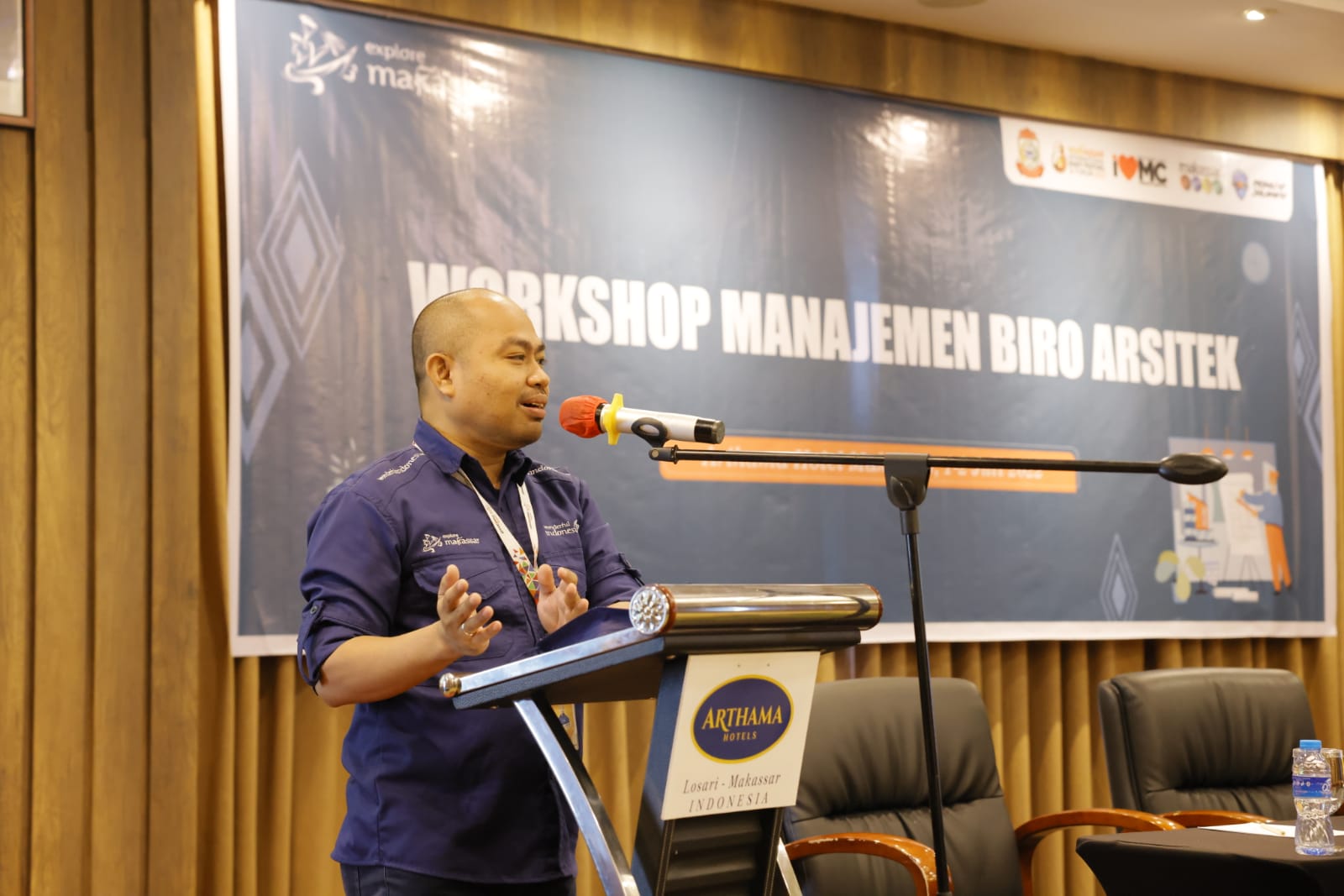 Kadis Pariwisata Makassar Buka Workshop Manajemen Biro Arsitektur, Diharapkan Komunitas Kreatif dapat Terus Berkembang