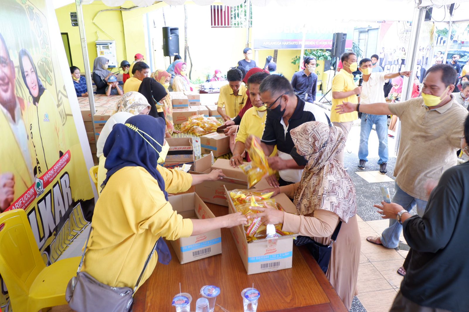 Bantu Pemerintah Ringankan Beban Masyarakat, Golkar Makassar Gelar Pasar Murah di Semua Kecamatan