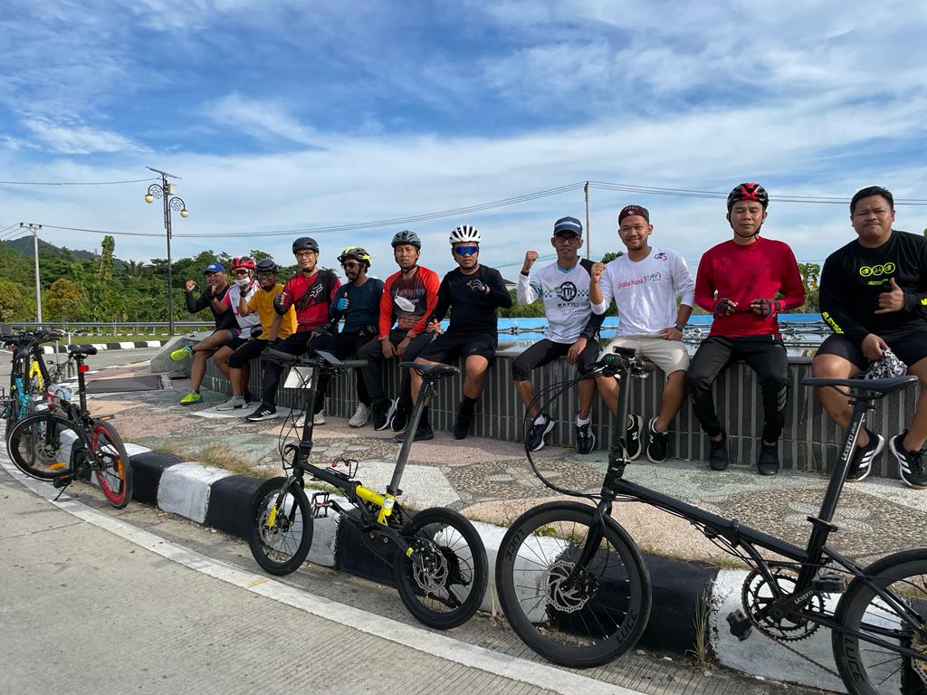 Kepala Perwakilan BI Sulbar Gowes Bareng Marsel Sambil Diskusi Tentang UMKM