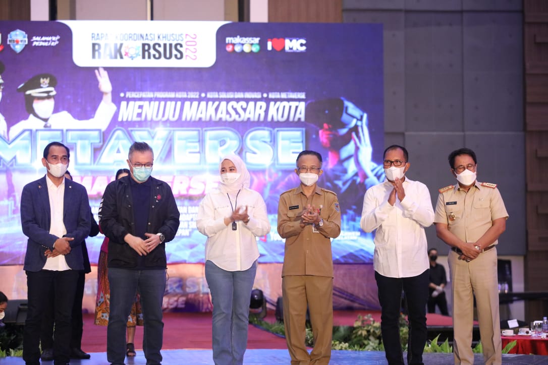 Rakorsus Makassar Metaverse, Wali Kota Danny Tuai Pujian Dari Mendagri RI 