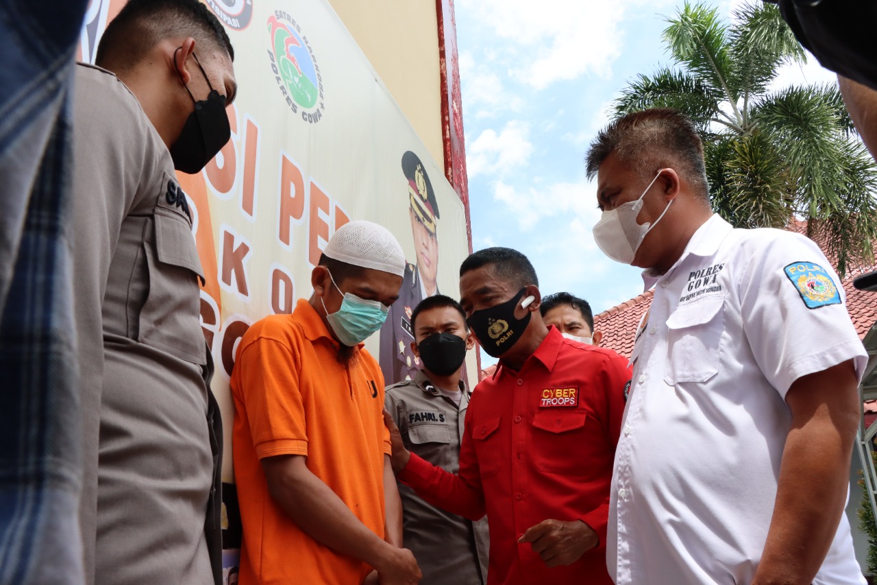 Polisi Tangkap Kurir Narkoba Lintas Kabupaten di Gowa, 90 Gram Sabu Disita