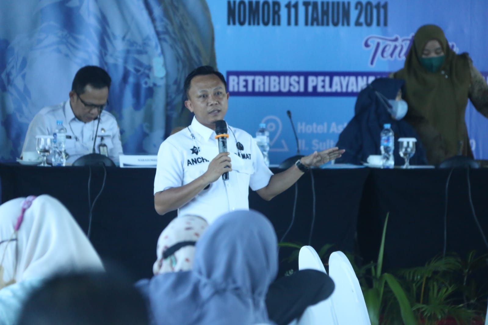 Camat Tallo Menjadi Narsum pada Sosper Tentang Retribusi Layanan Persampahan/Kebersihan