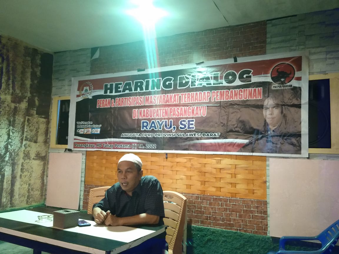 Legislator Rayu Hearing Dialog Bersama Pemuda Terkait Peran dan Partisipasi Pembangunan di Pasangkayu