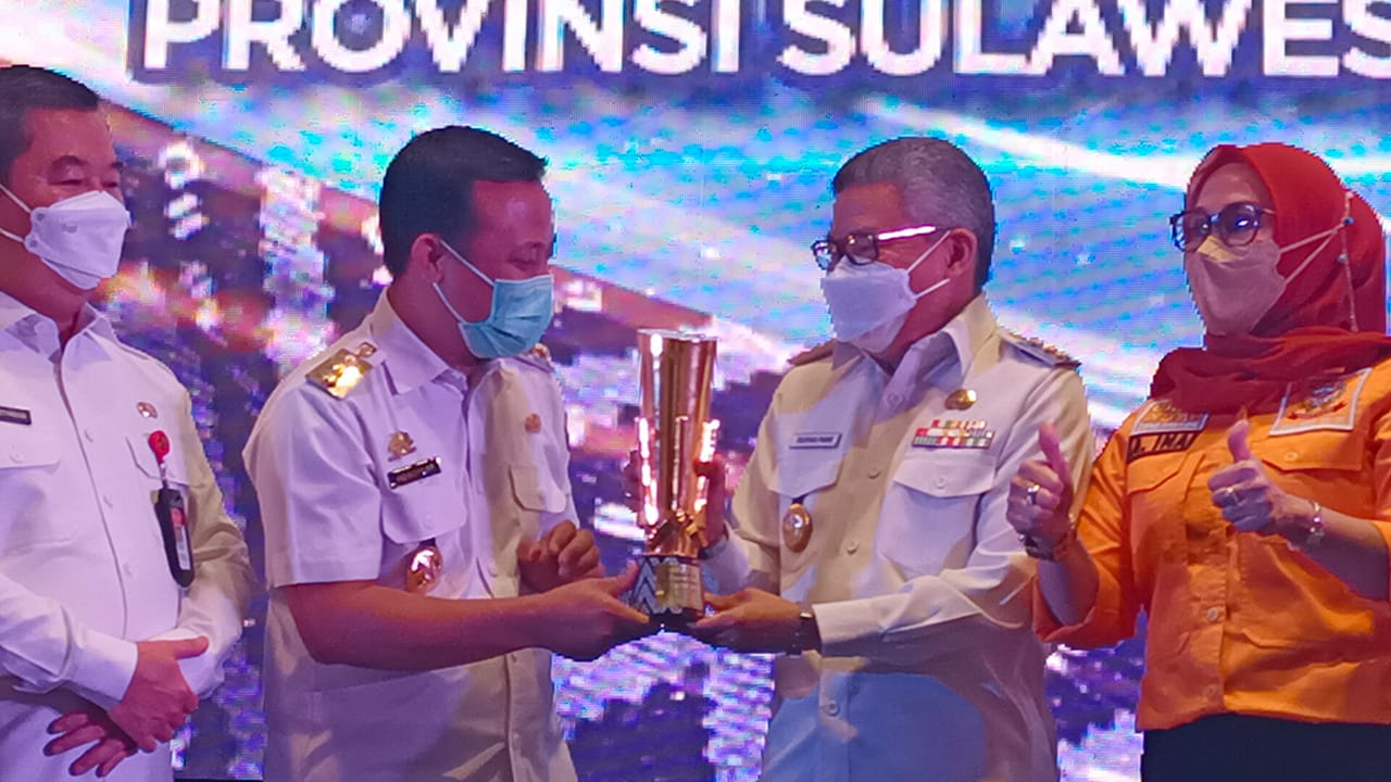 Parepare Kembali Terbaik Pertama di Sulsel Ajang Penghargaan Pembangunan Daerah 